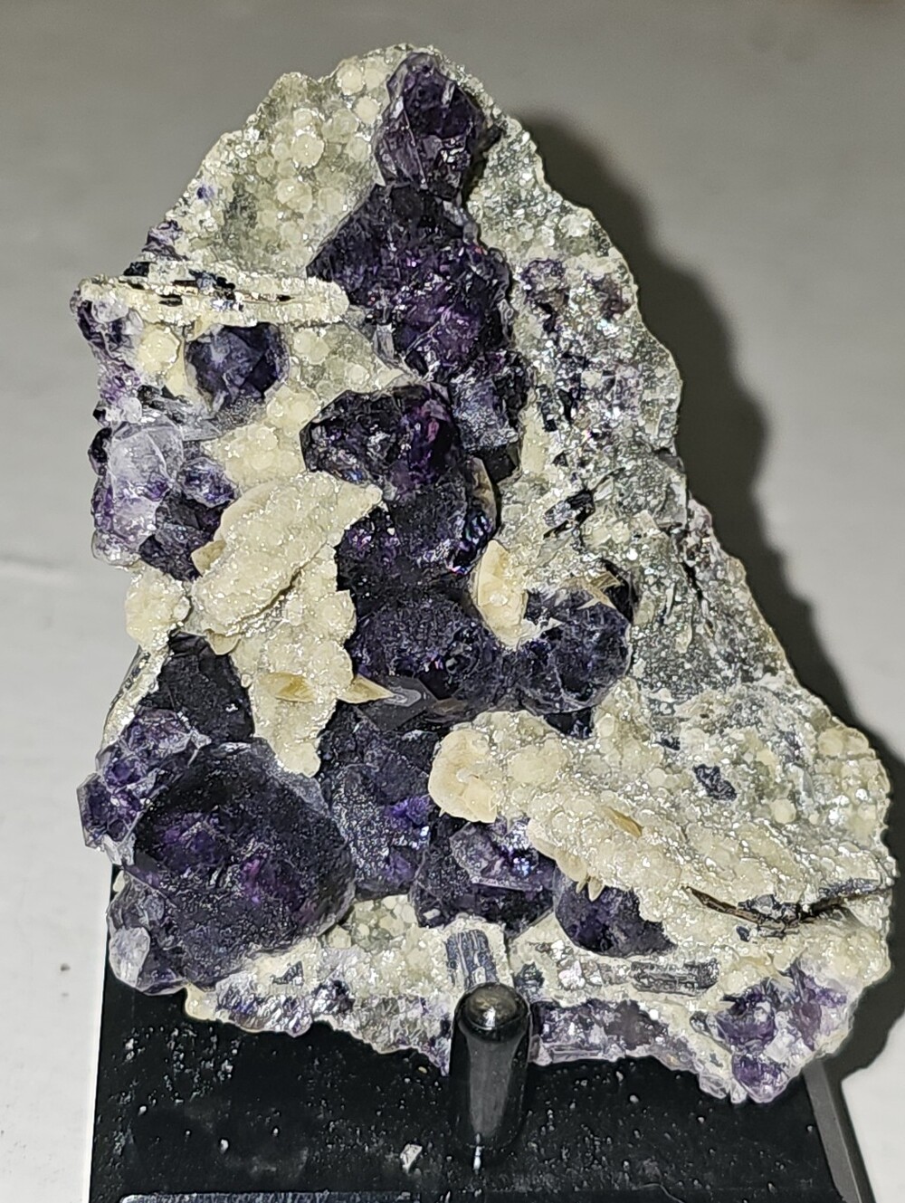 Purple Fluorite With Mica